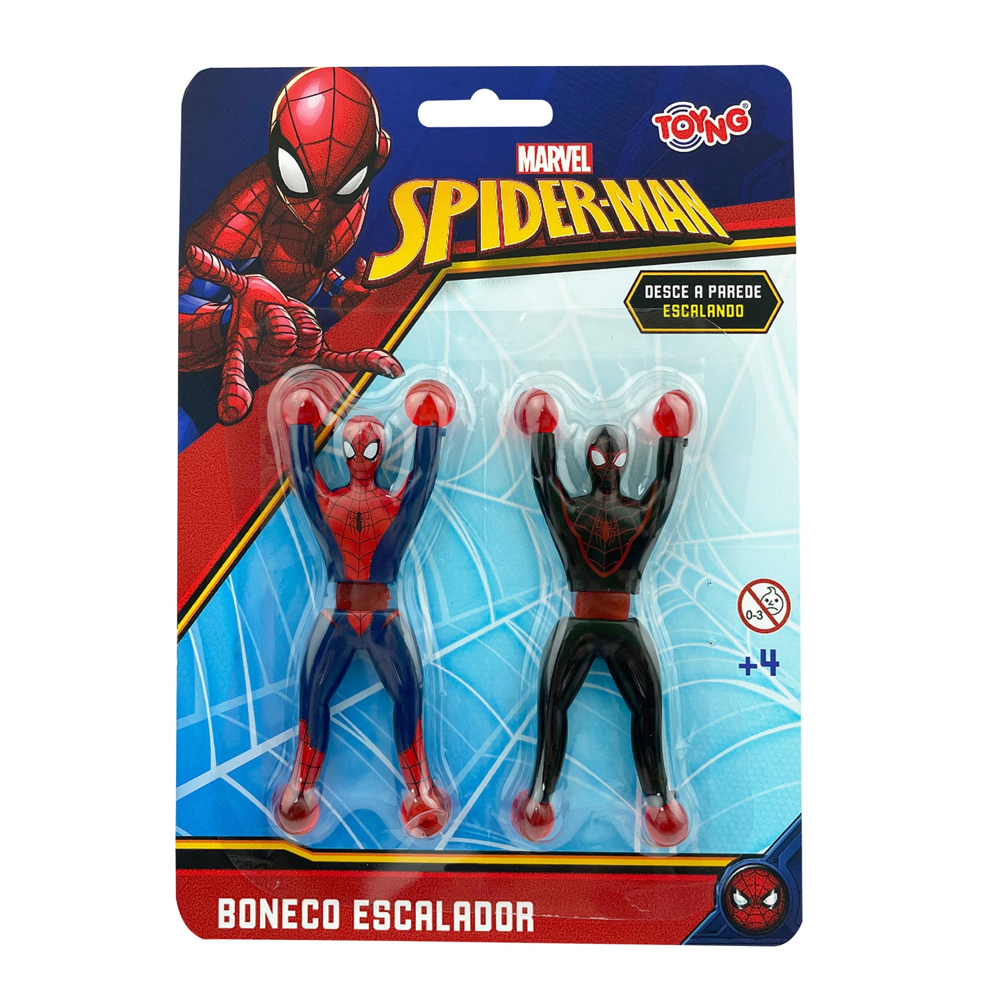 Pack 2 Figuras Deslizables 10 Cm Spiderman
